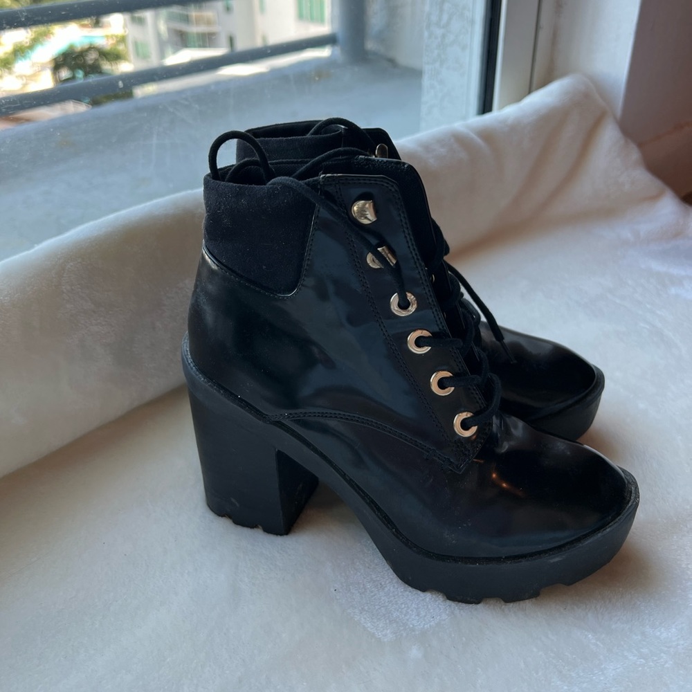 Aldo -  Black Heeled Booties